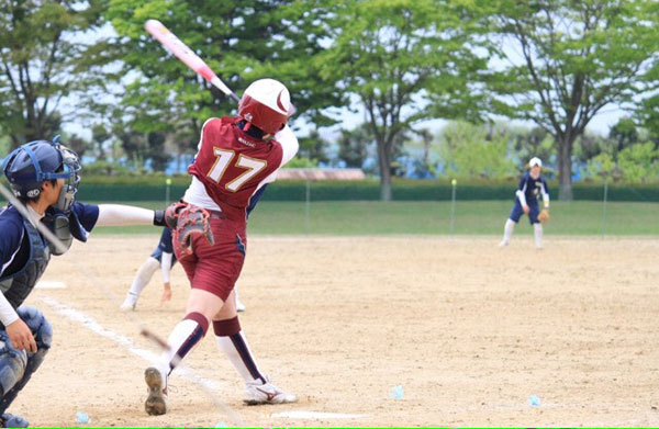 那珂川北中学校・ソフトボール部、松尾由布香さん