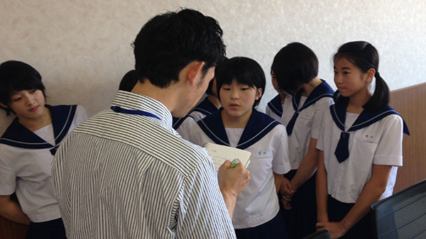 那珂川北中学校・武末町長表敬