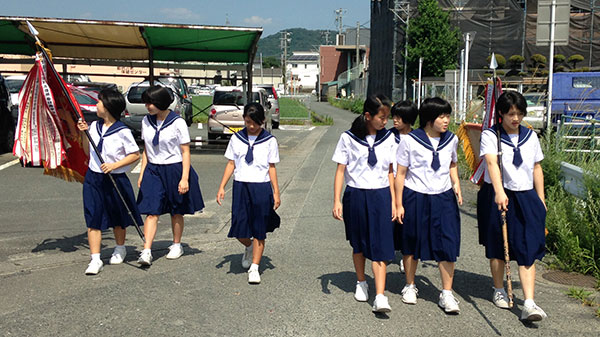 那珂川北中学校・武末町長表敬
