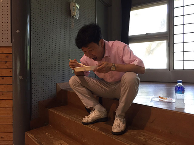 那珂川北中学校・平成27年度 自然教室 大塚教頭