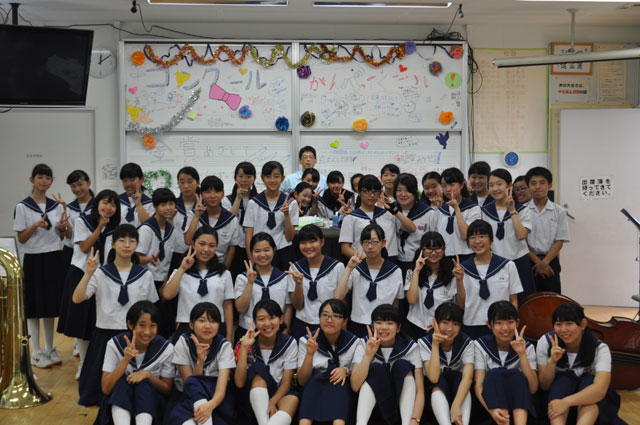 那珂川北中学校・平成27年度ブラスバンド部