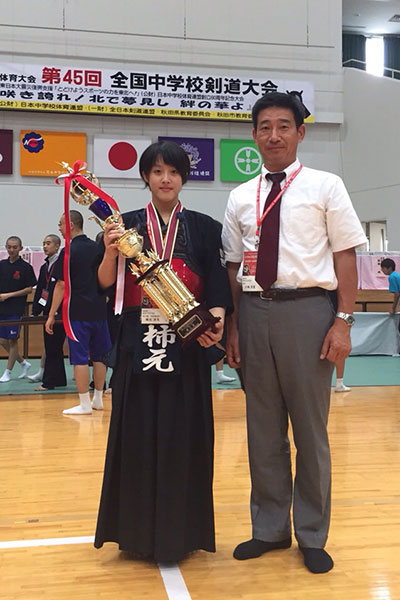 那珂川北中学校・中体連剣道、全国大会
