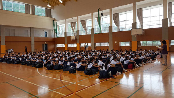 那珂川北中学校・平成27年度 自然教室事前指導