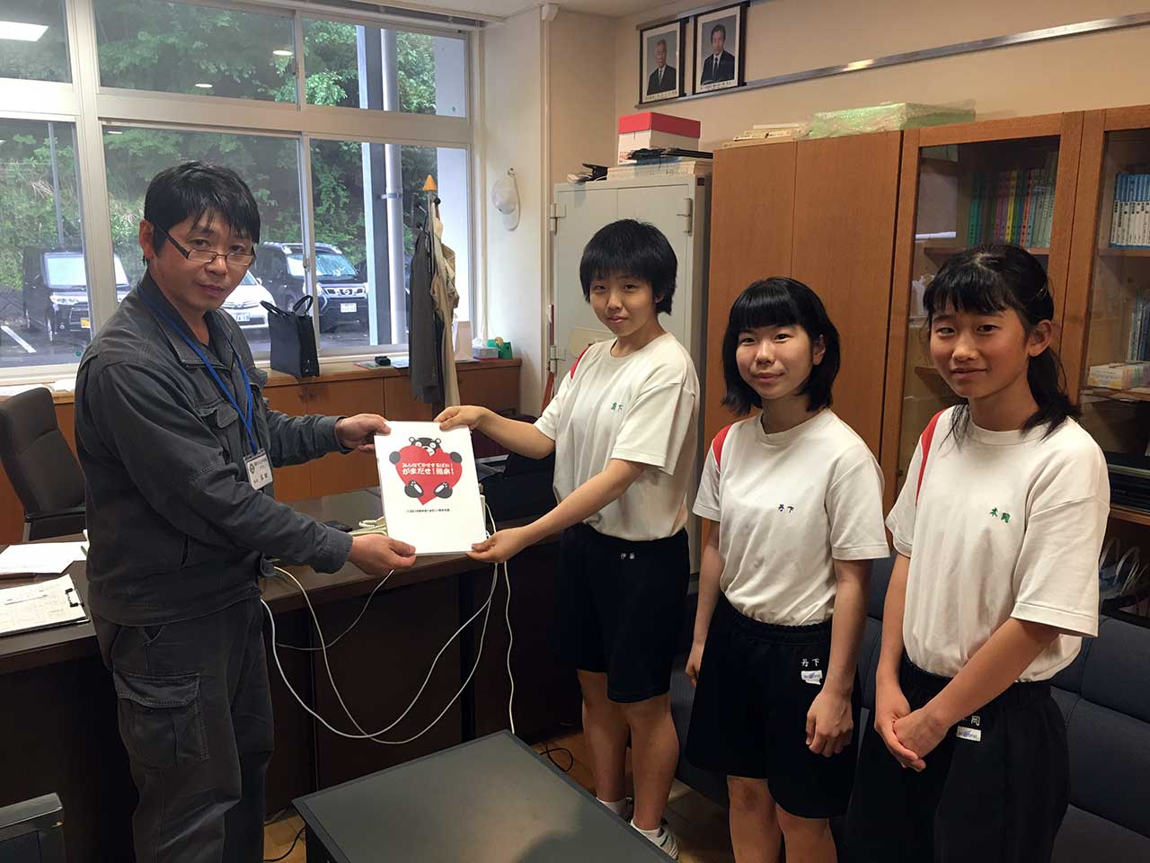 那珂川北中学校・復興支援