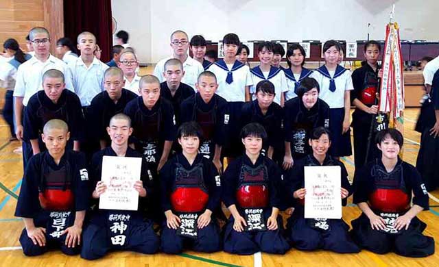 那珂川北中学校・平成28年度中体連 筑紫区大会団体
