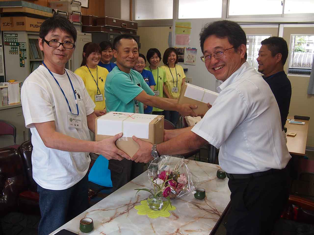 那珂川北中学校 PTAの熊本視察研修