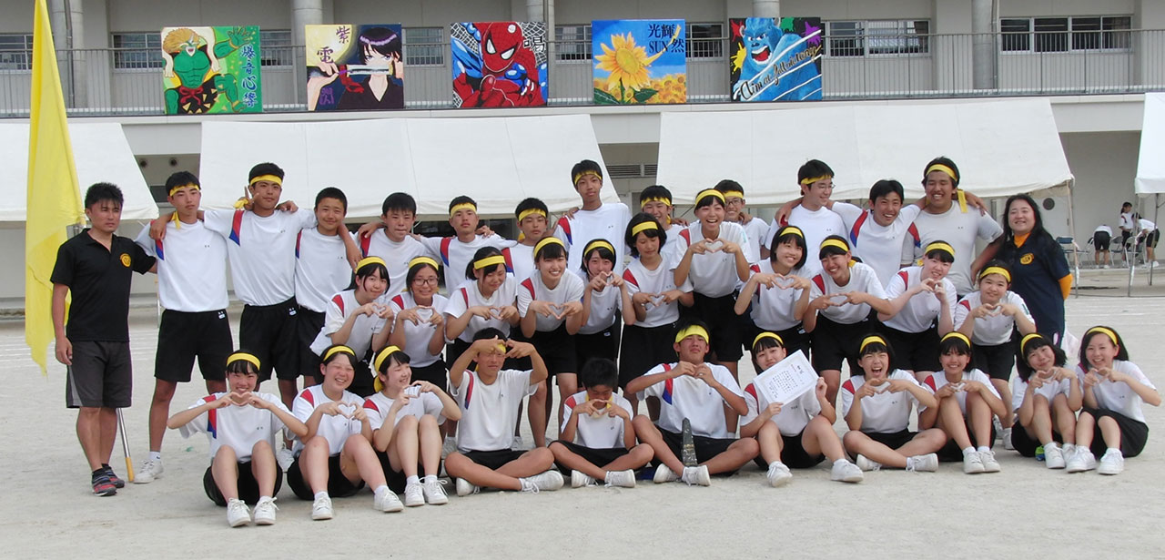 那珂川北中学校　そよかぜフェスタ出演　イエローレンジャー