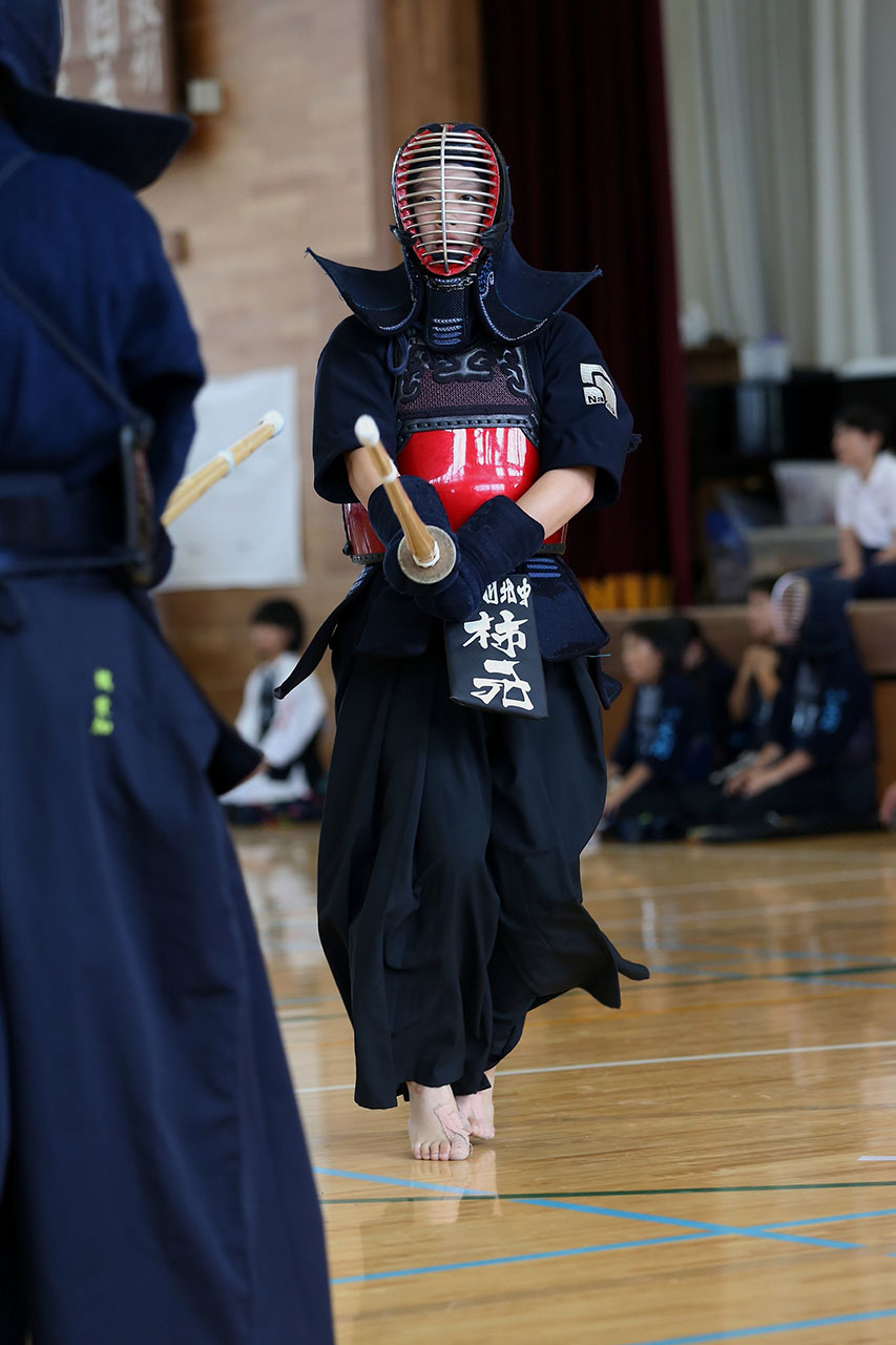 那珂川北中学校　剣道部・柿元選手