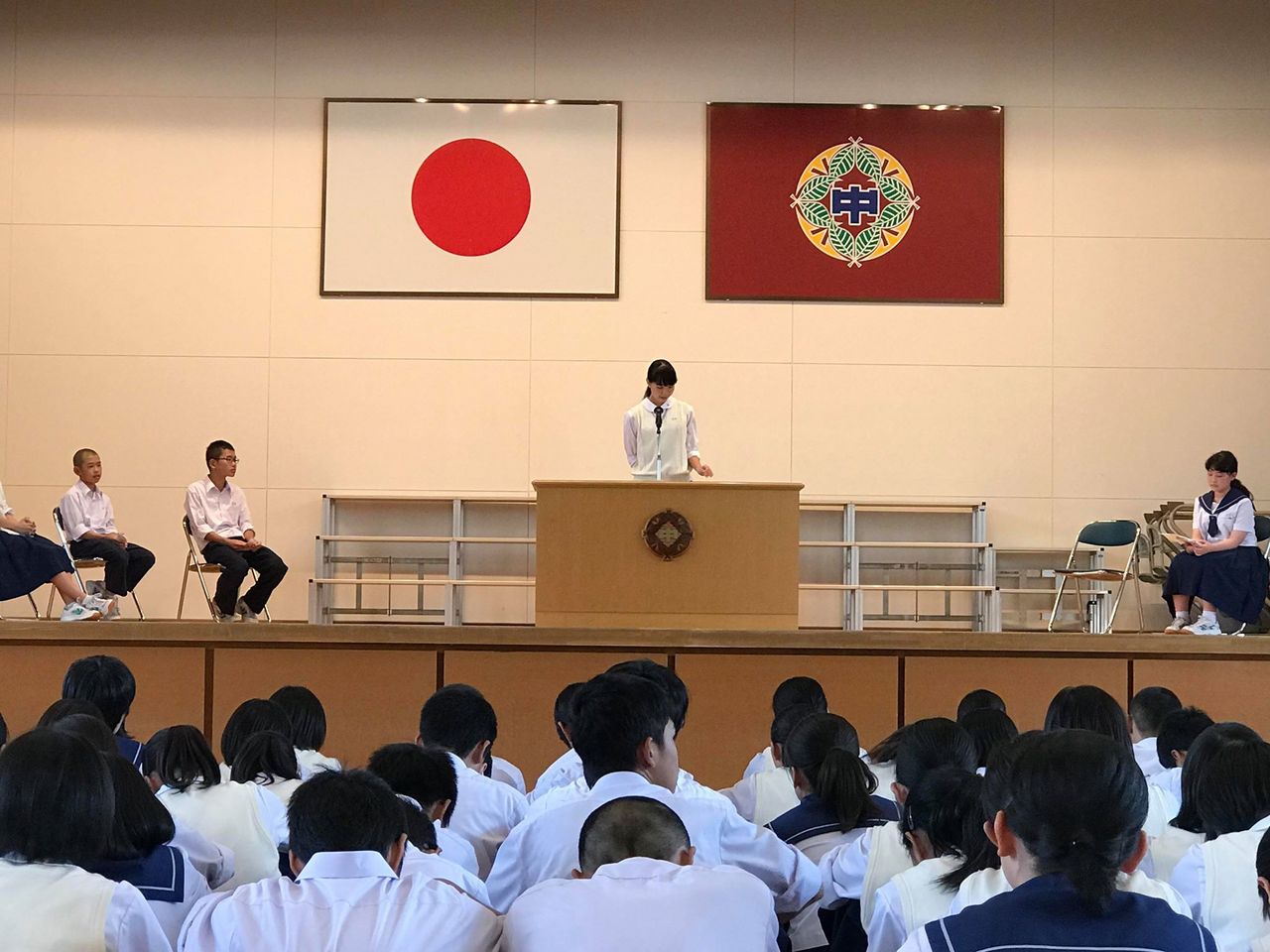 那珂川北中学校 ビブリオバトル予選会