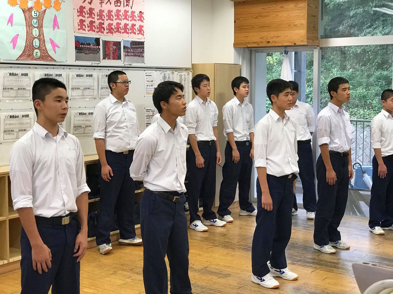 那珂川北中学校 文化祭に向けての合唱練習