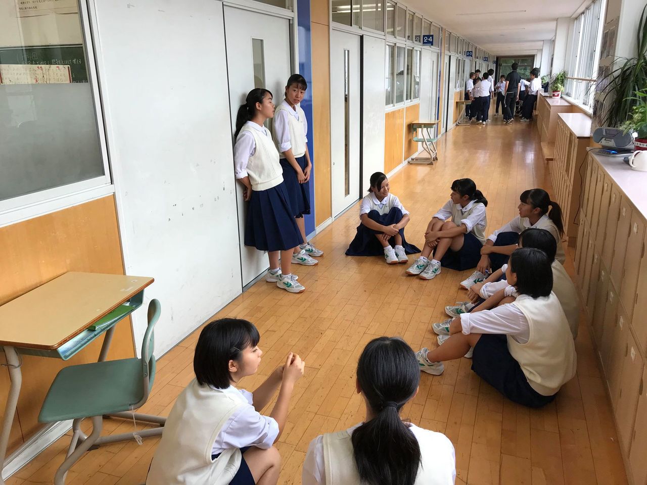 那珂川北中学校 文化祭に向けての合唱練習