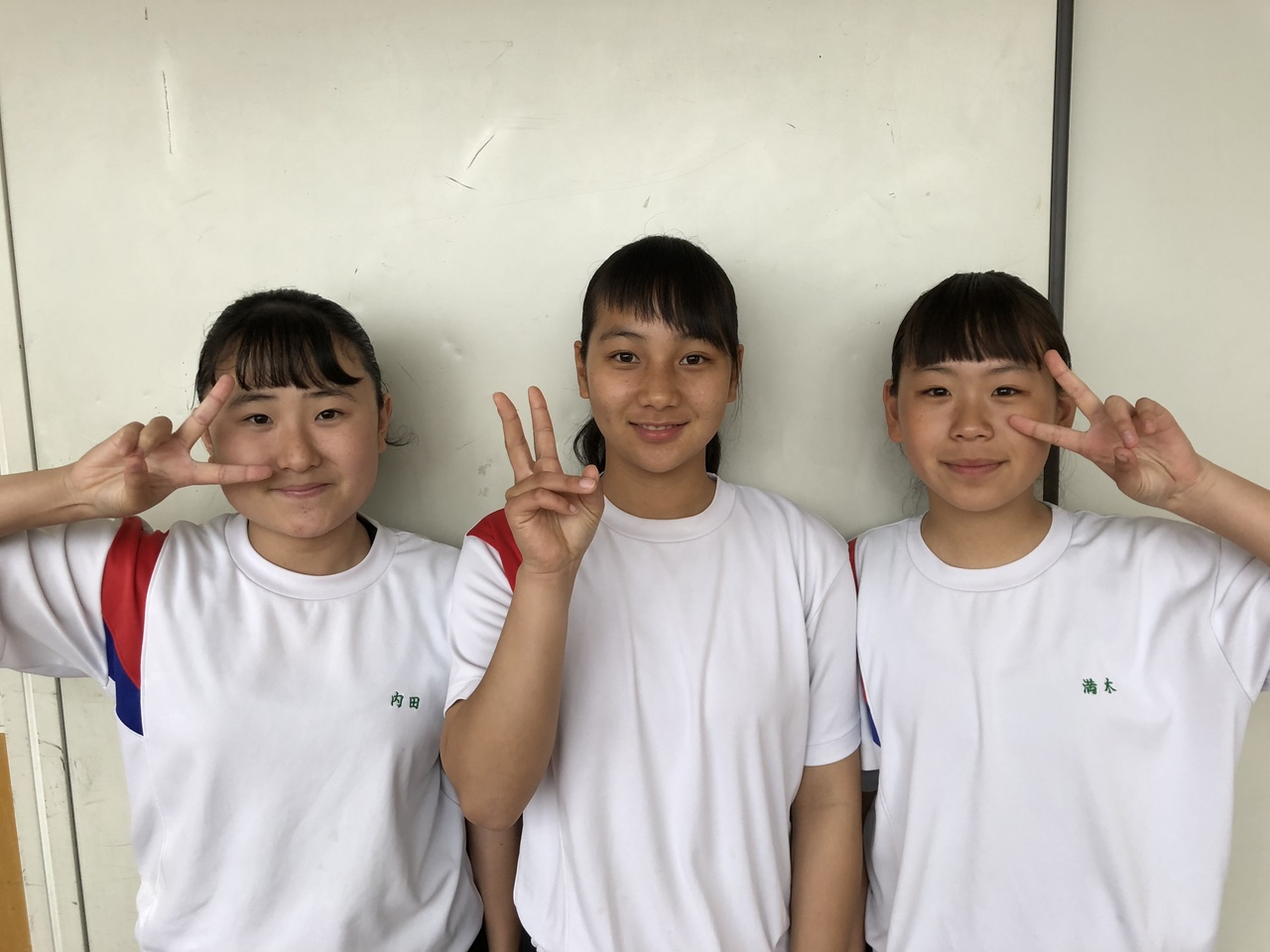 那珂川北中学校 赤ブロックリーダー