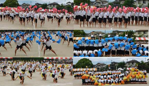 那珂川北中学校 体育祭ブロックアピール